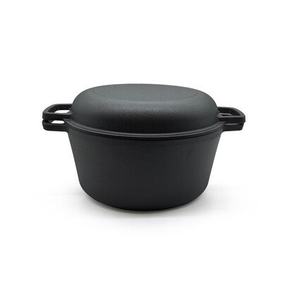 Brunswick Bakers Pre-Seasoned Cast Iron Deep Casserole 28cm