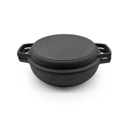 Brunswick Bakers Pre-Seasoned Cast Iron Casserole 26cm