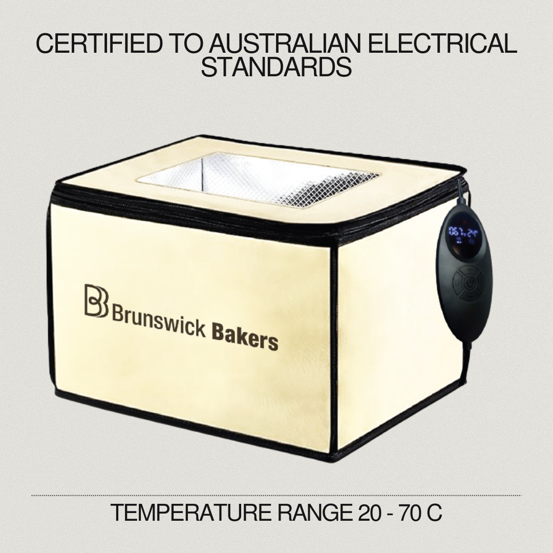 Brunswick Bakers Proofing and Fermentation Box with Temperature Controller 40 x 30 x 30cm