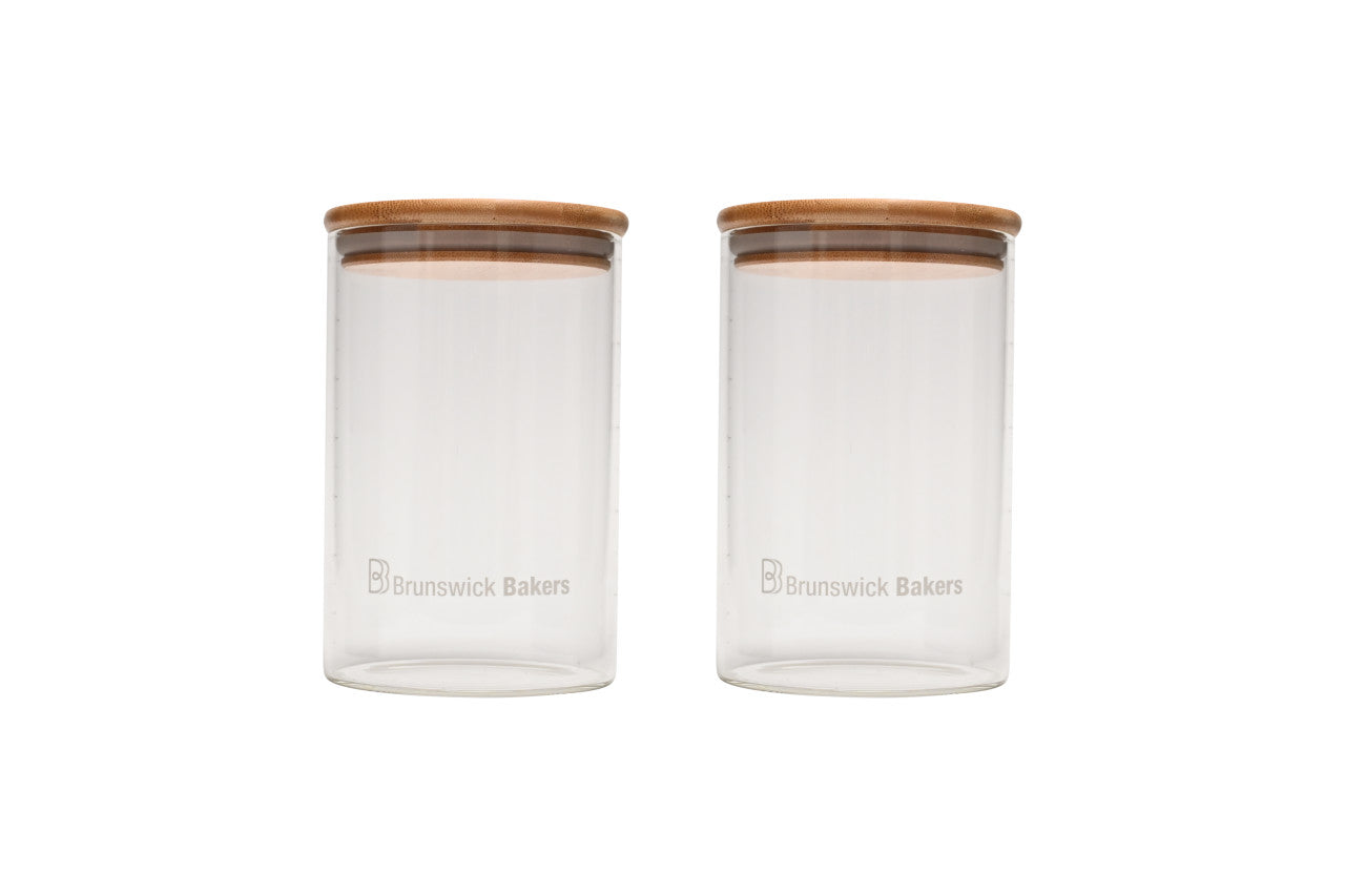 Brunswick Bakers Starter Jar 1000ml Set Of 2