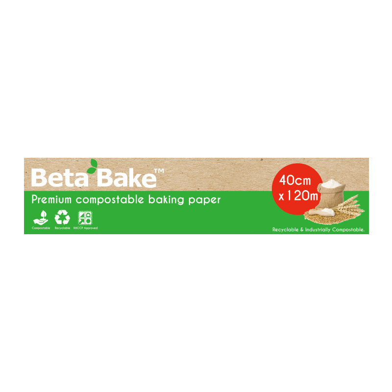 BetaBake Non-Stick Baking Paper Foodservice Roll (40cm x 120m)