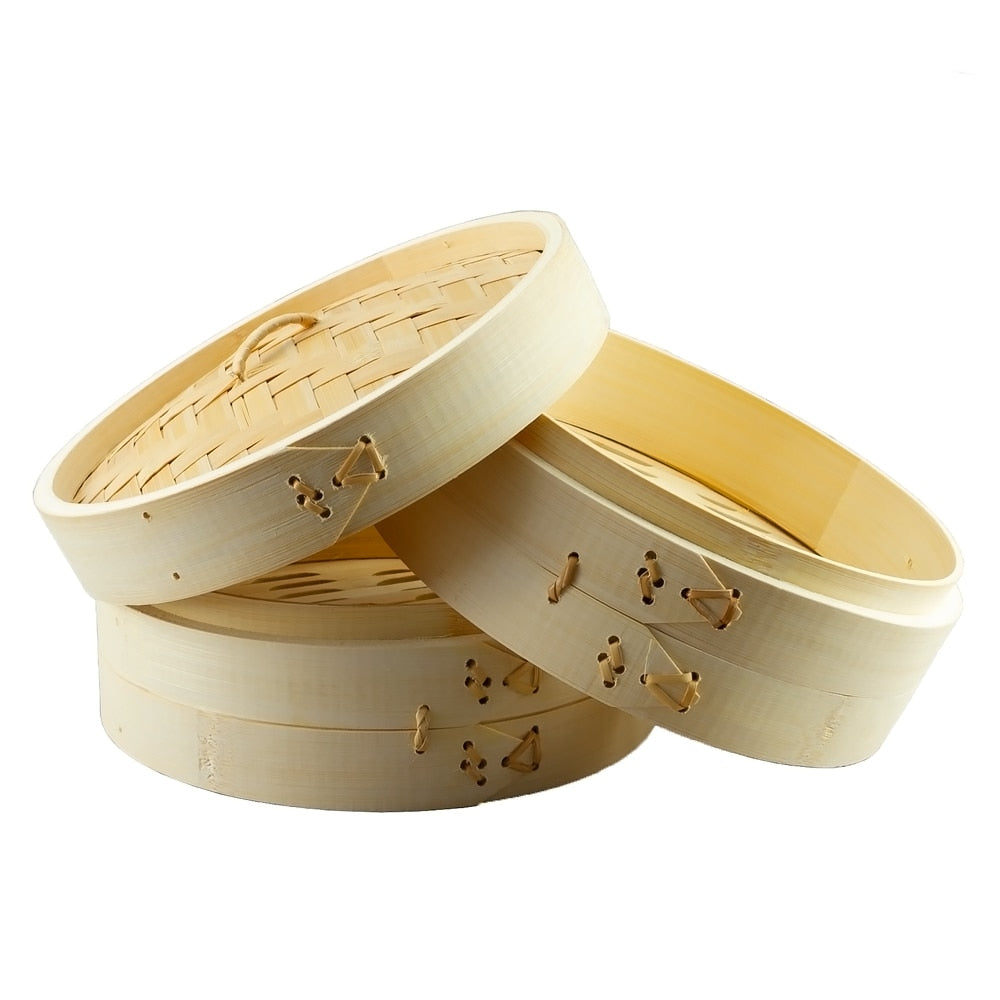 G&S Bamboo Deluxe Steamer 20 x 14.5cm