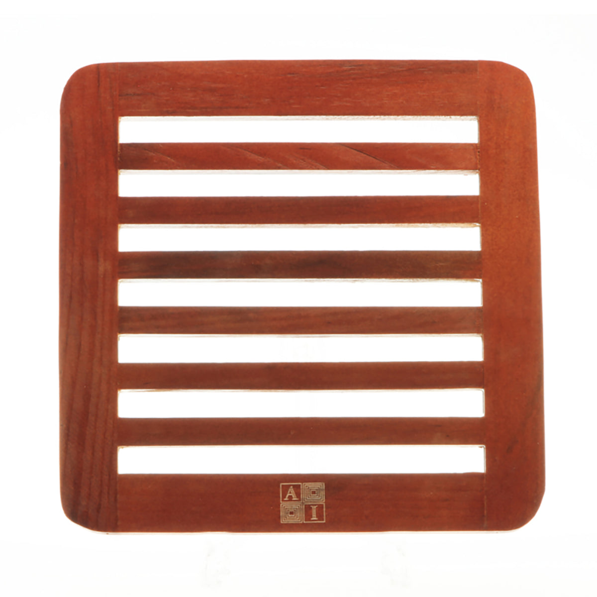 G&S Wooden Trivet Square 24cm