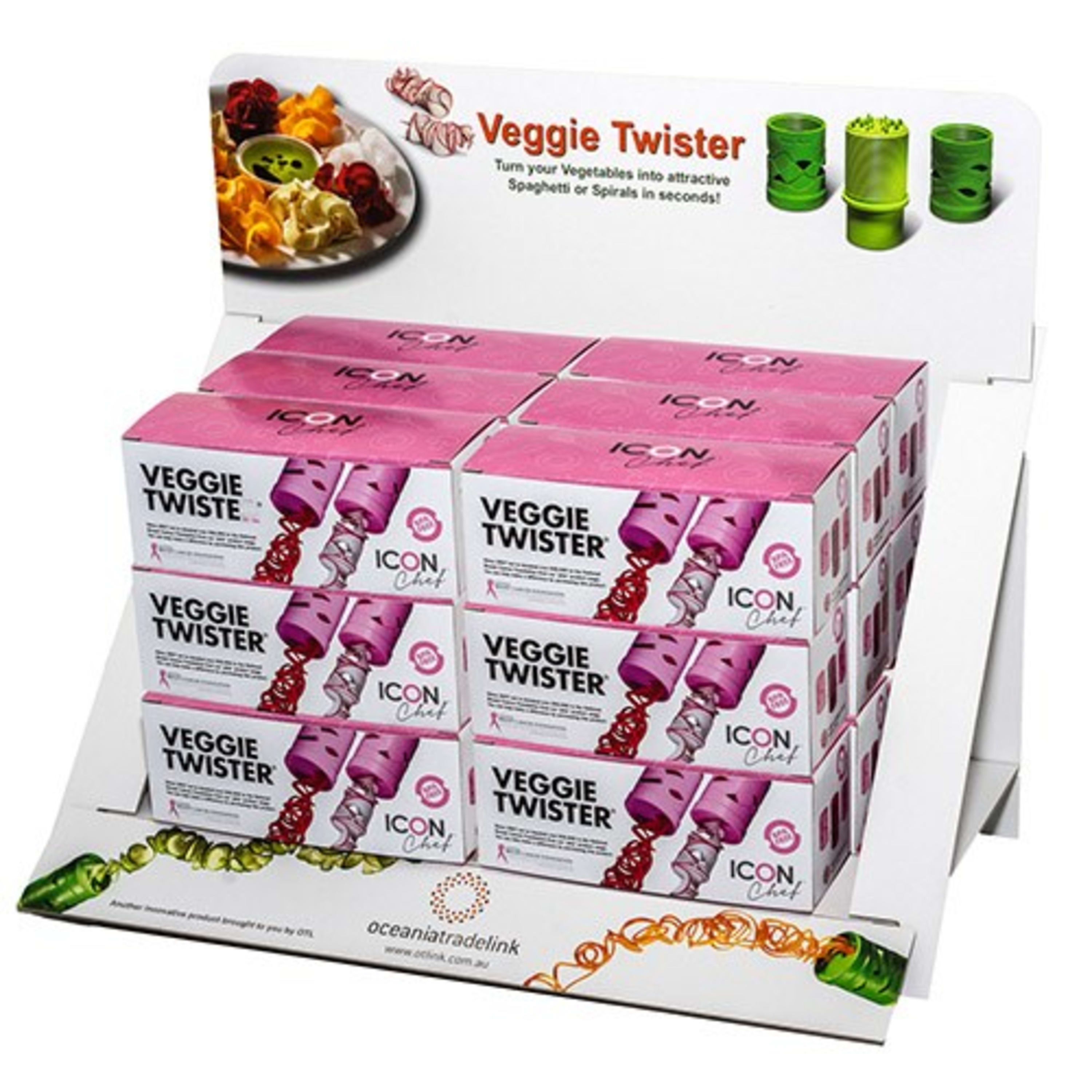 Betty Bossi Veggie Twister - Pink (Single Piece)