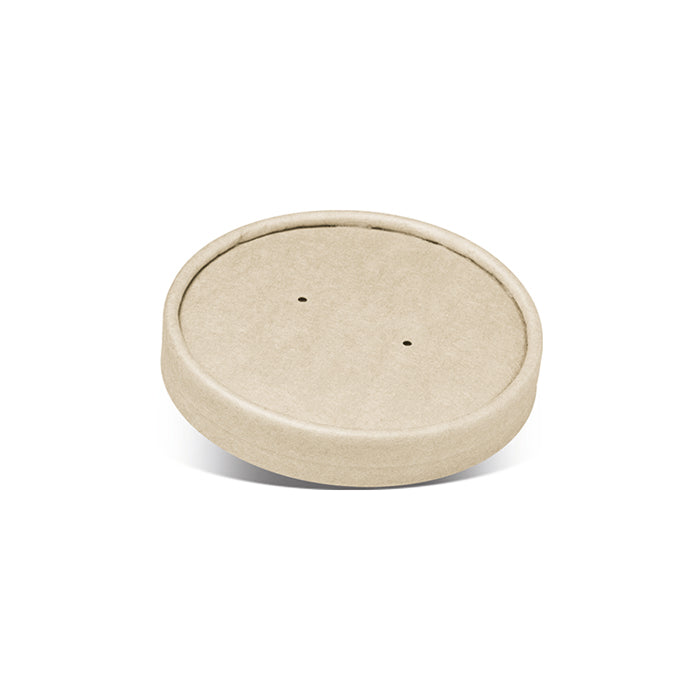 ecoware PLA Coated Bamboo Paper Lid Fits 16oz Bamboo Bowl (Carton of 500)