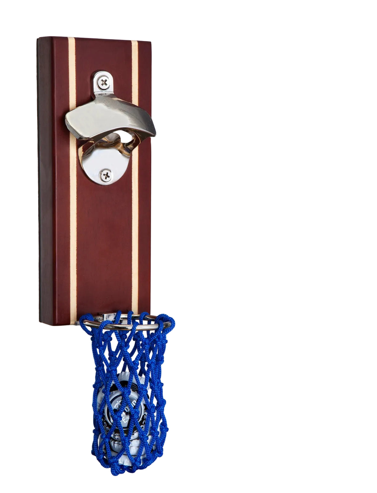 Basketbeer with Dark Wood Backboard