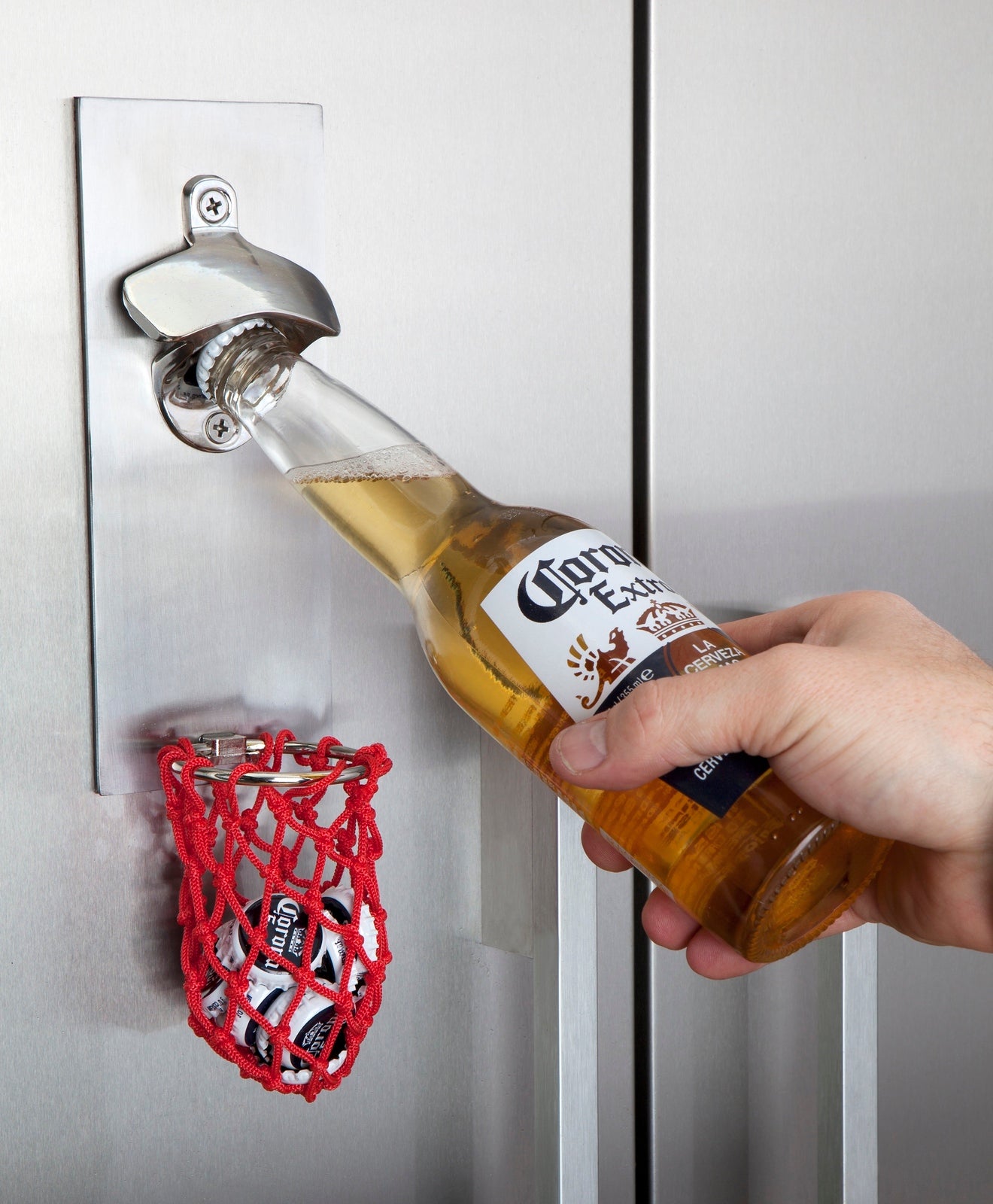 Basketbeer with Stainless Steel Backboard