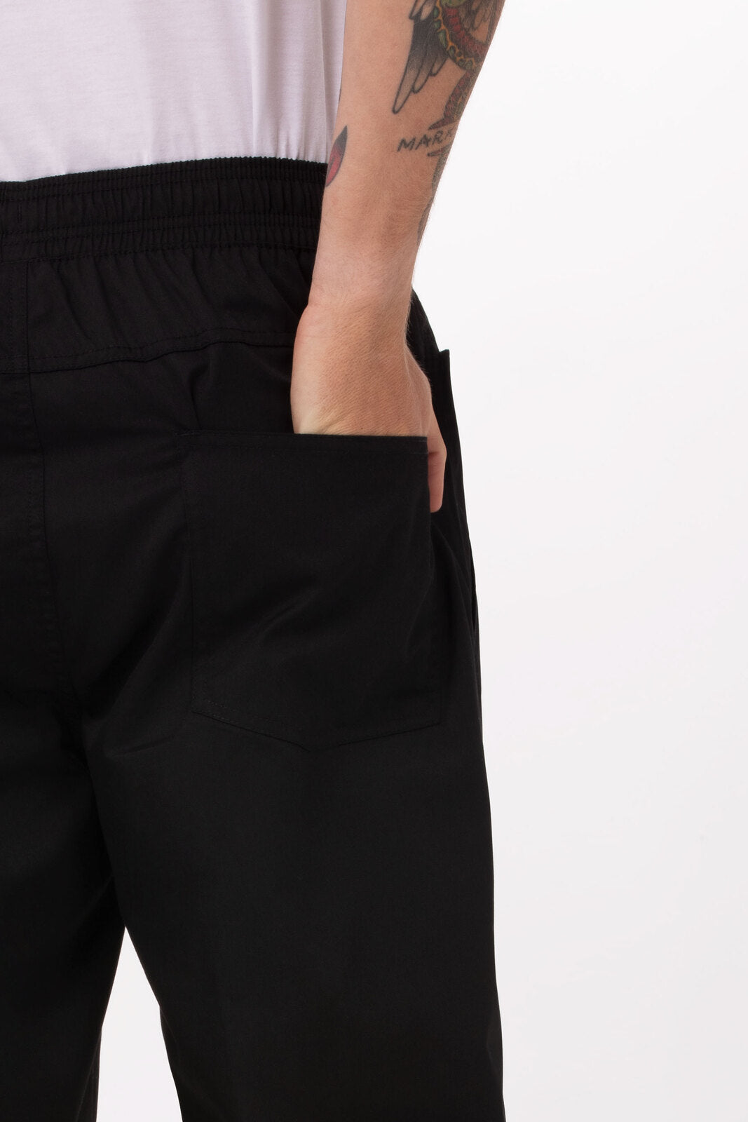 Chef Works Lightweight Baggy Pants - Black
