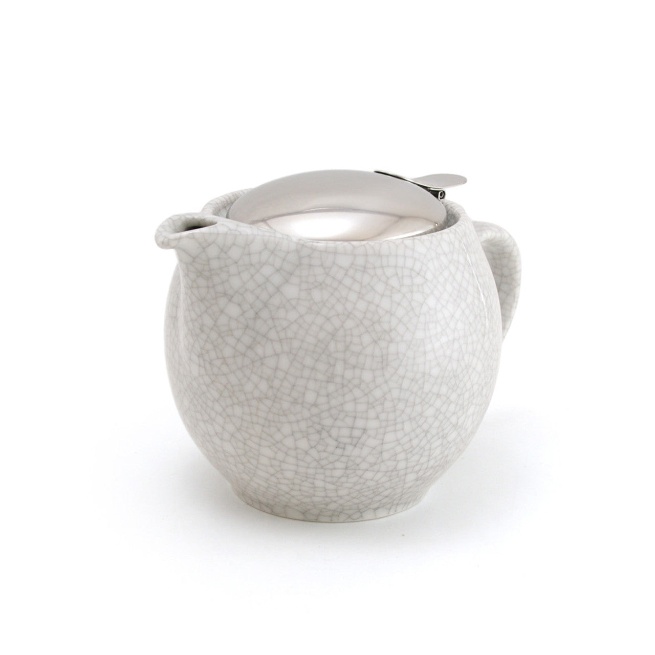 Zero Japan White/Grey Crackle Universal Teapot 450ml