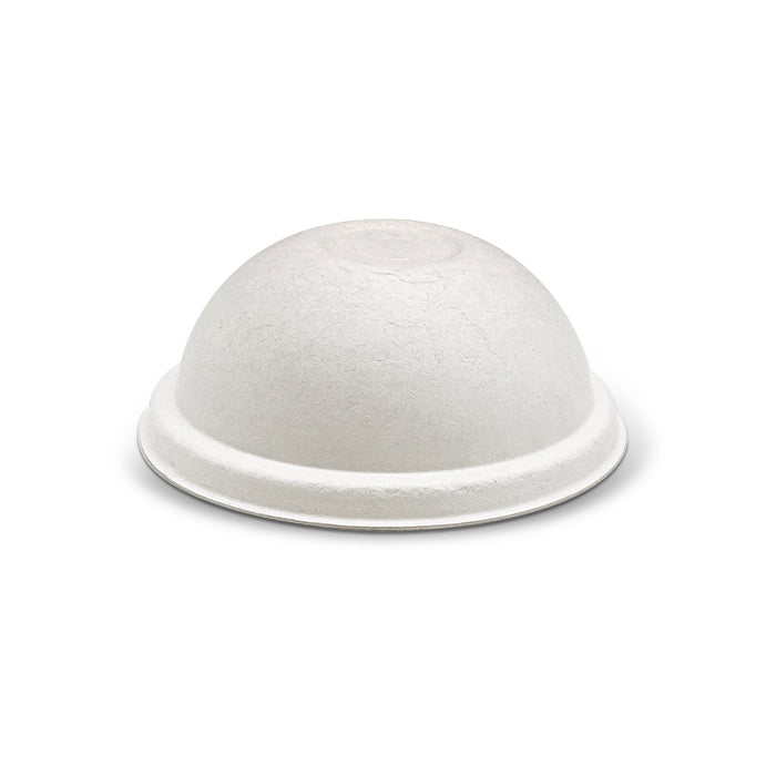 ecoware Bagasse 90mm Dome Cup Lid White (Carton of 1000)