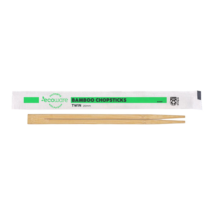 ecoware Bamboo Twin Chopsticks (Carton of 3000)