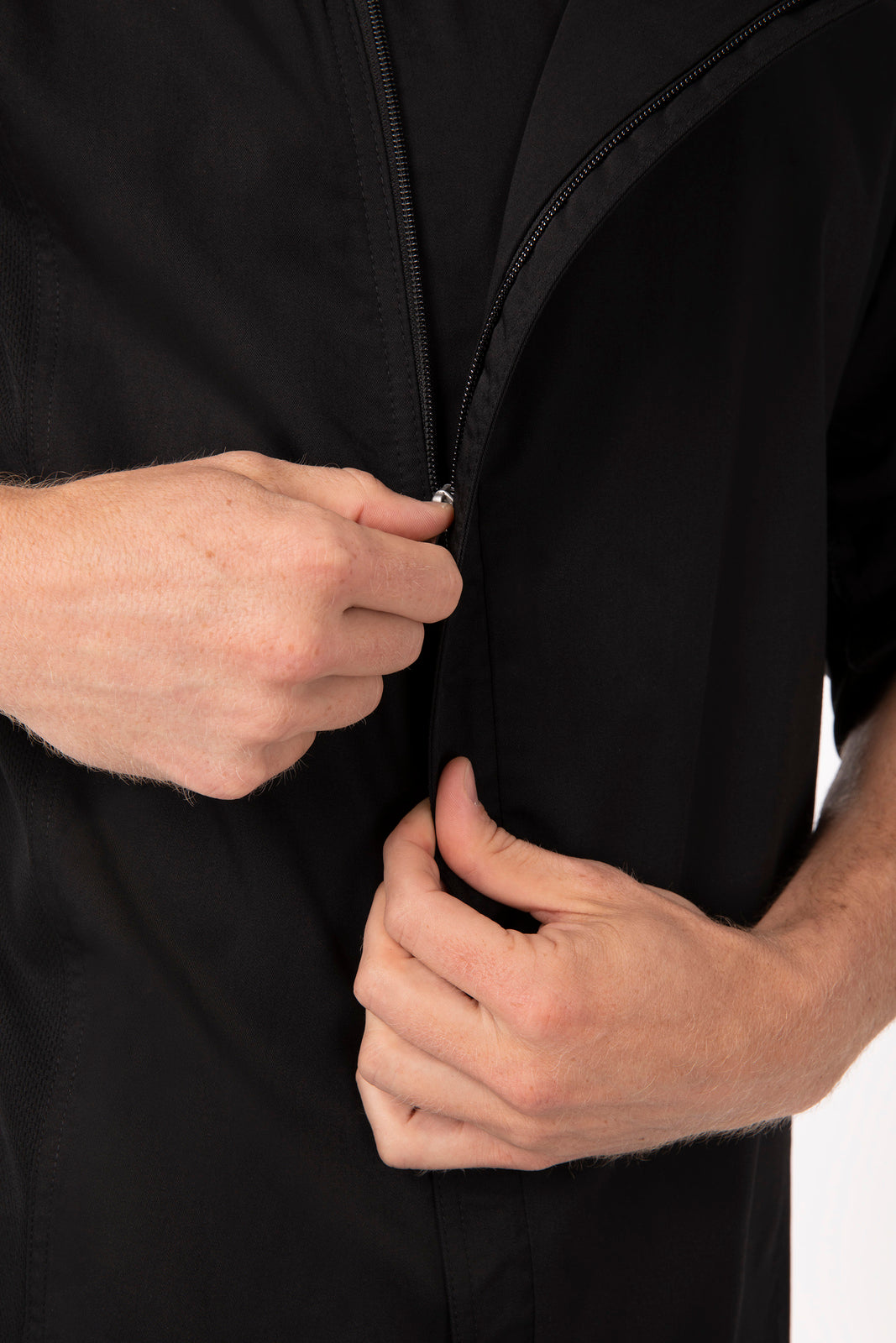 Chef Works Hartford Men's Chef Jacket - Black