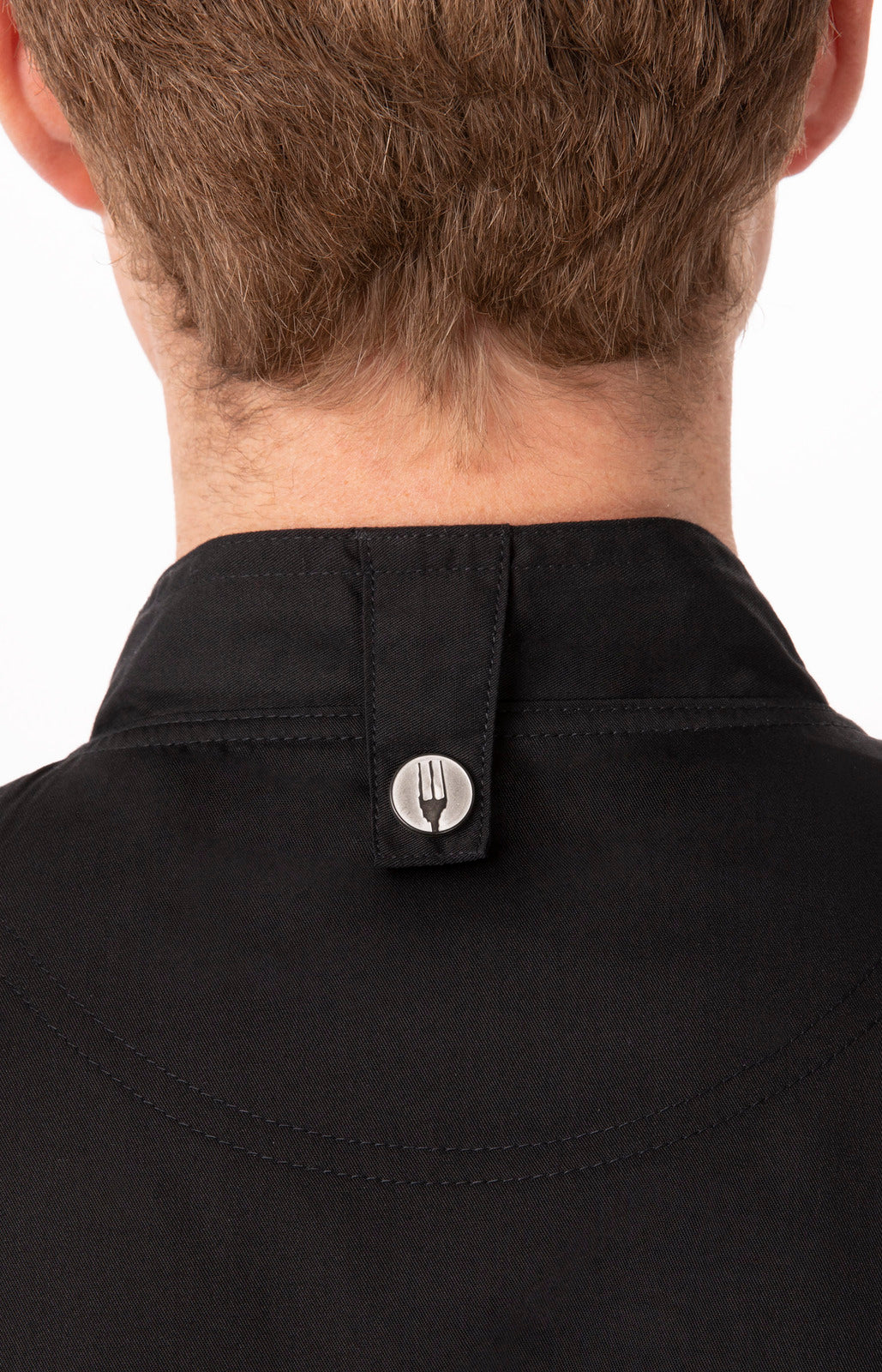 Chef Works Hartford Men's Chef Jacket - Black