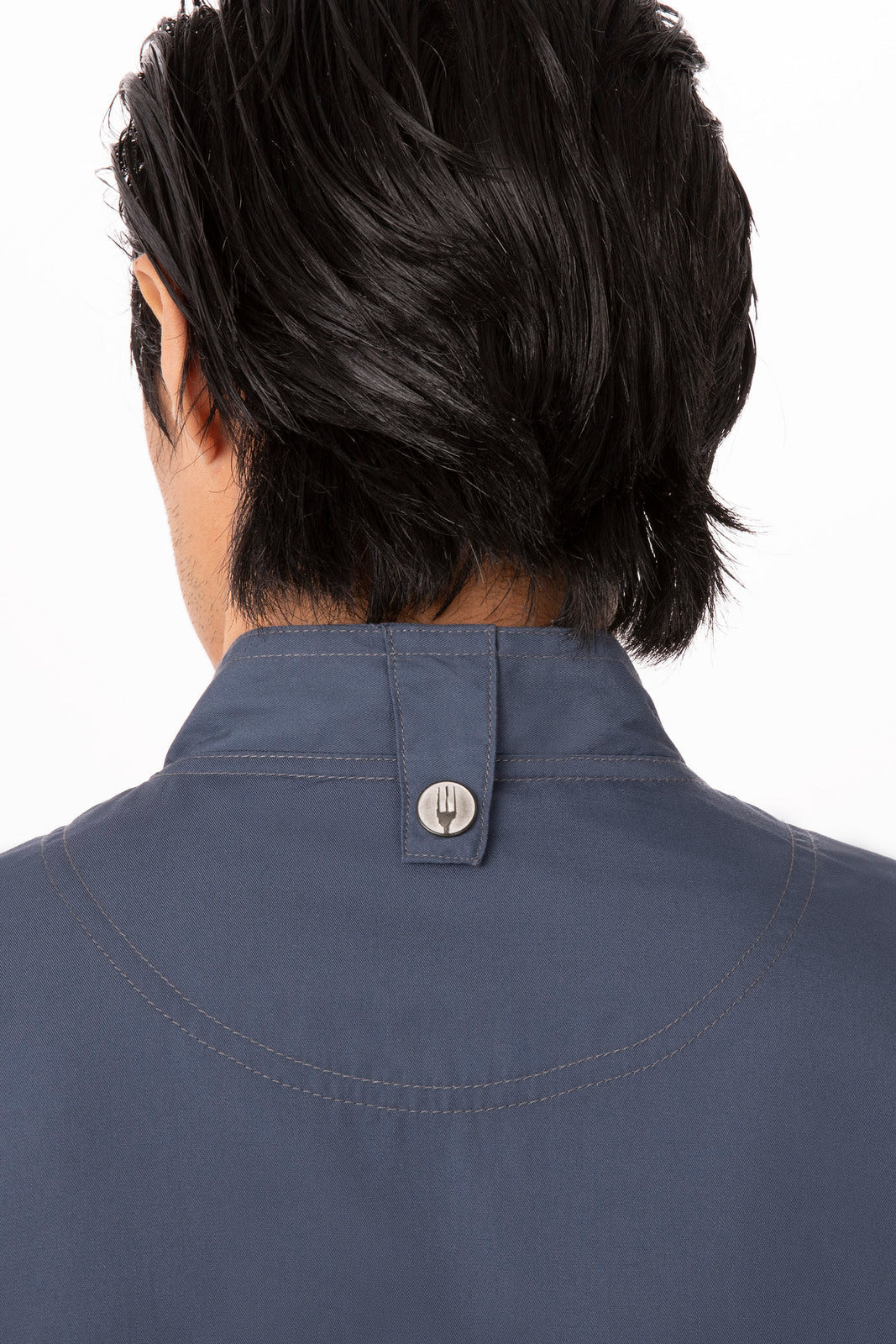 Chef Works Hartford Men's Chef Jacket - Blue