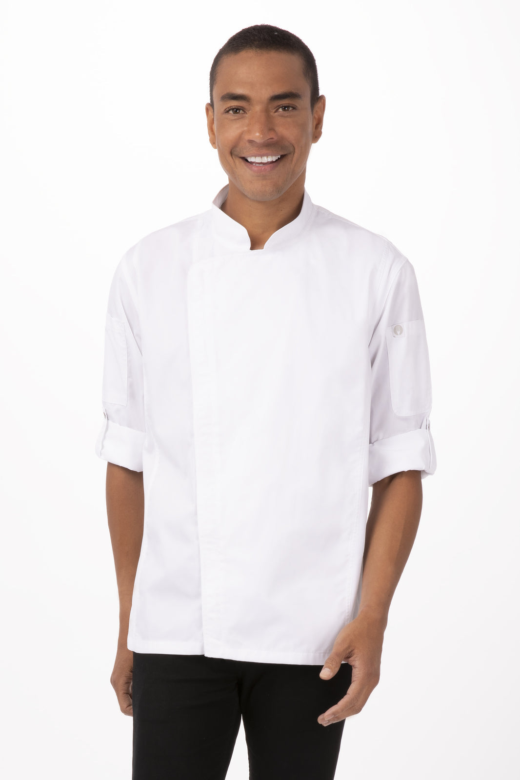 Chef Works Hartford Men's Chef Jacket - White