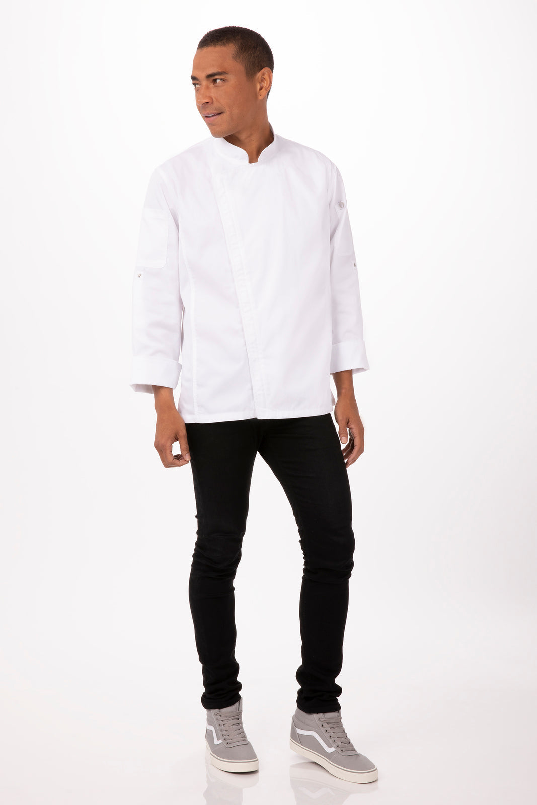 Chef Works Hartford Men's Chef Jacket - White