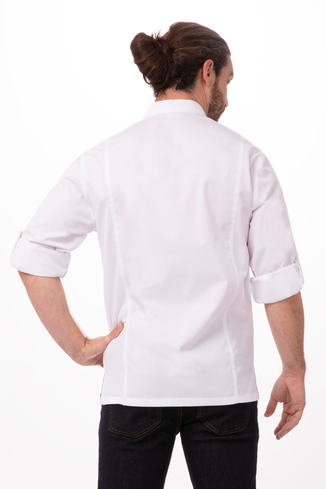 Chef Works Lansing Men's Chef Jacket - White