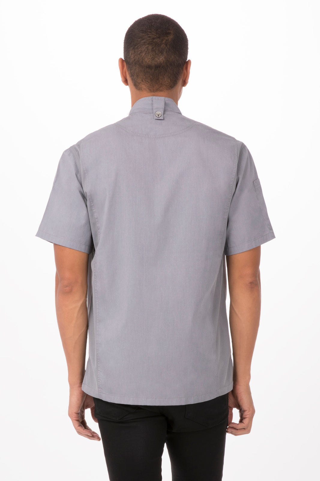 Chef Works Springfield Men's Chef Jacket - Grey