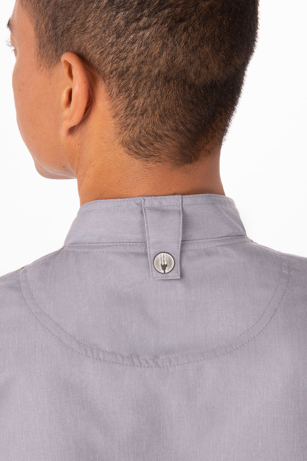 Chef Works Springfield Men's Chef Jacket - Grey