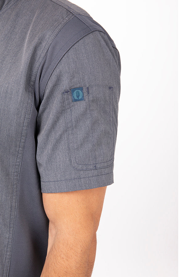 Chef Works Springfield Men's Chef Jacket - Ink Blue