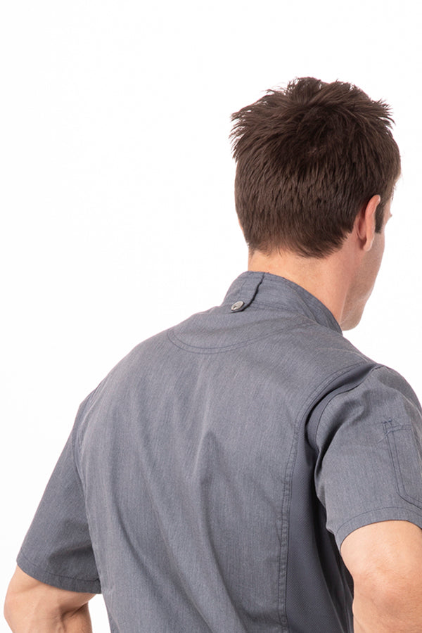 Chef Works Springfield Men's Chef Jacket - Ink Blue