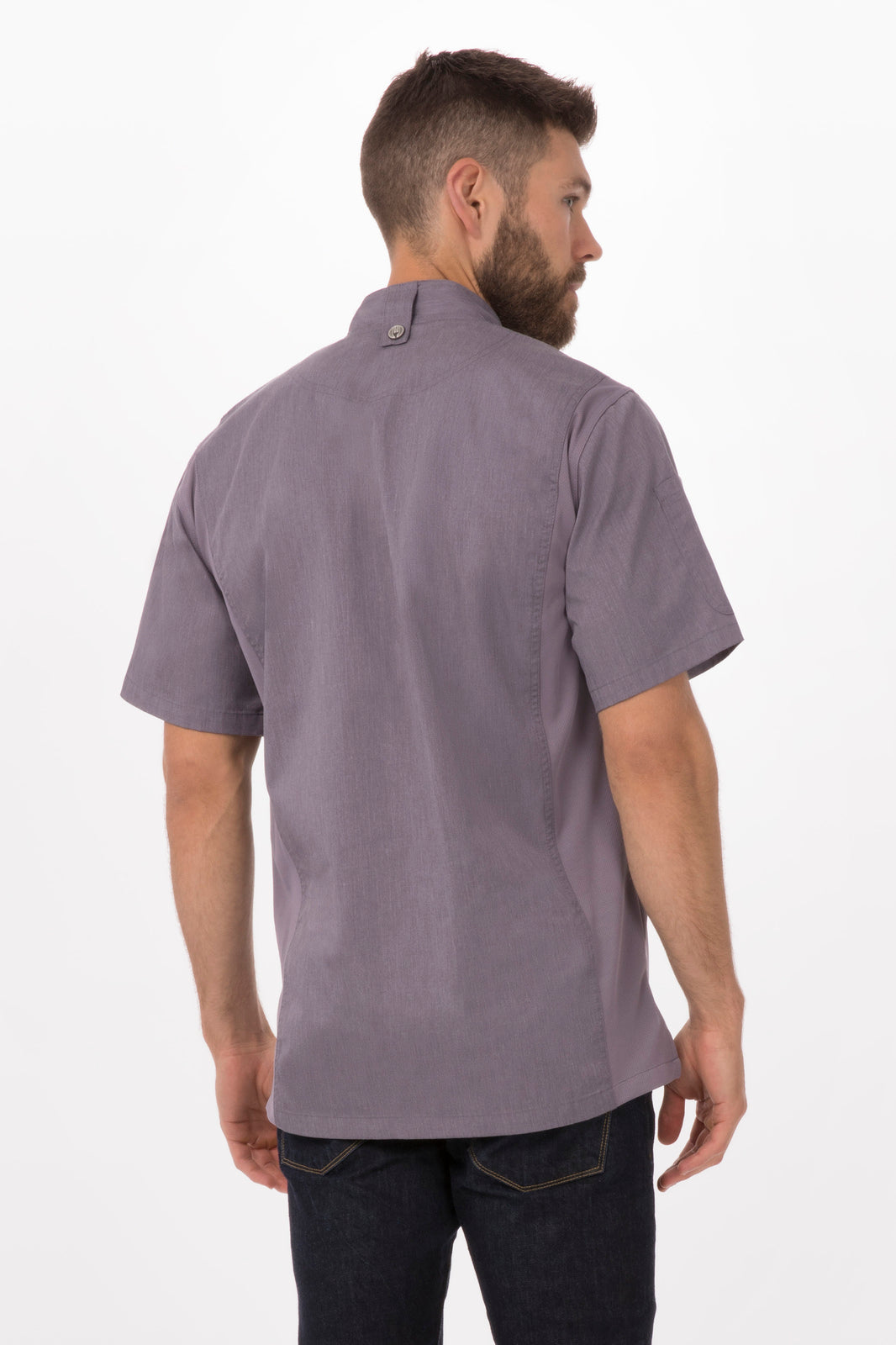 Chef Works Springfield Men's Chef Jacket - Purple