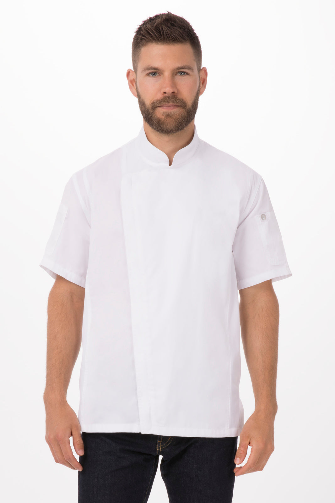 Chef Works Springfield Men's Chef Jacket - White