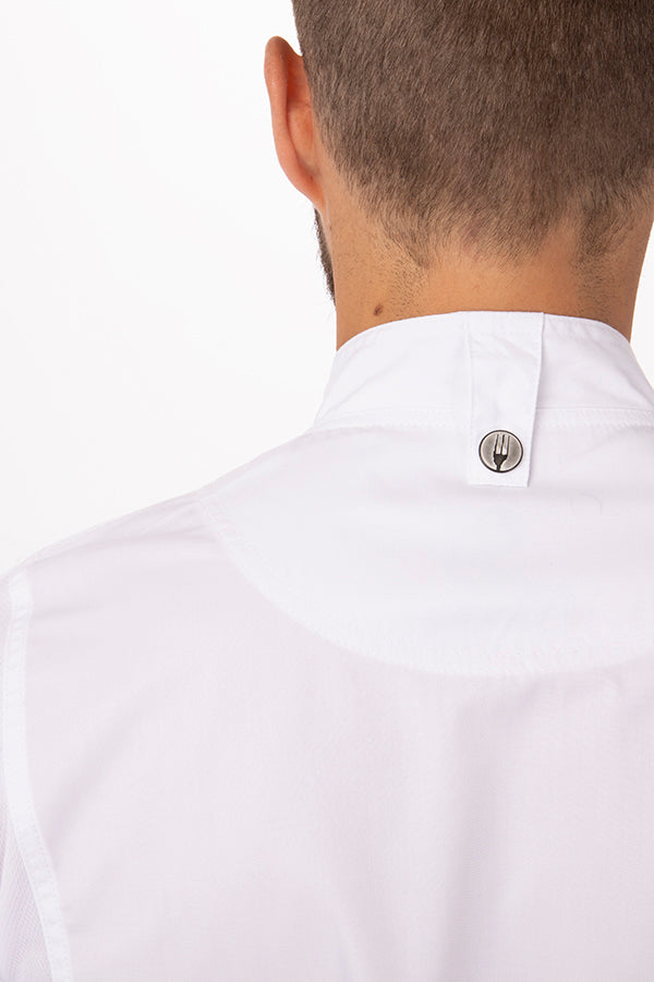 Chef Works Springfield Men's Chef Jacket - White