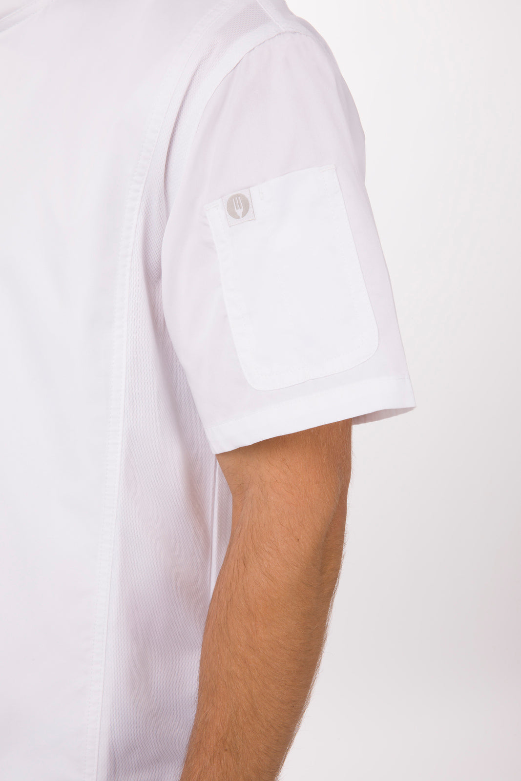 Chef Works Springfield Men's Chef Jacket - White