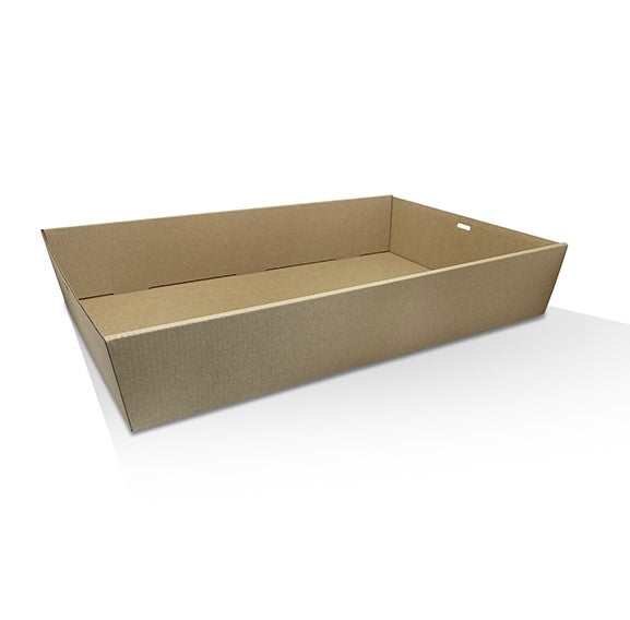 ecoware Brown Catering Tray Medium Plus (Carton of 50)