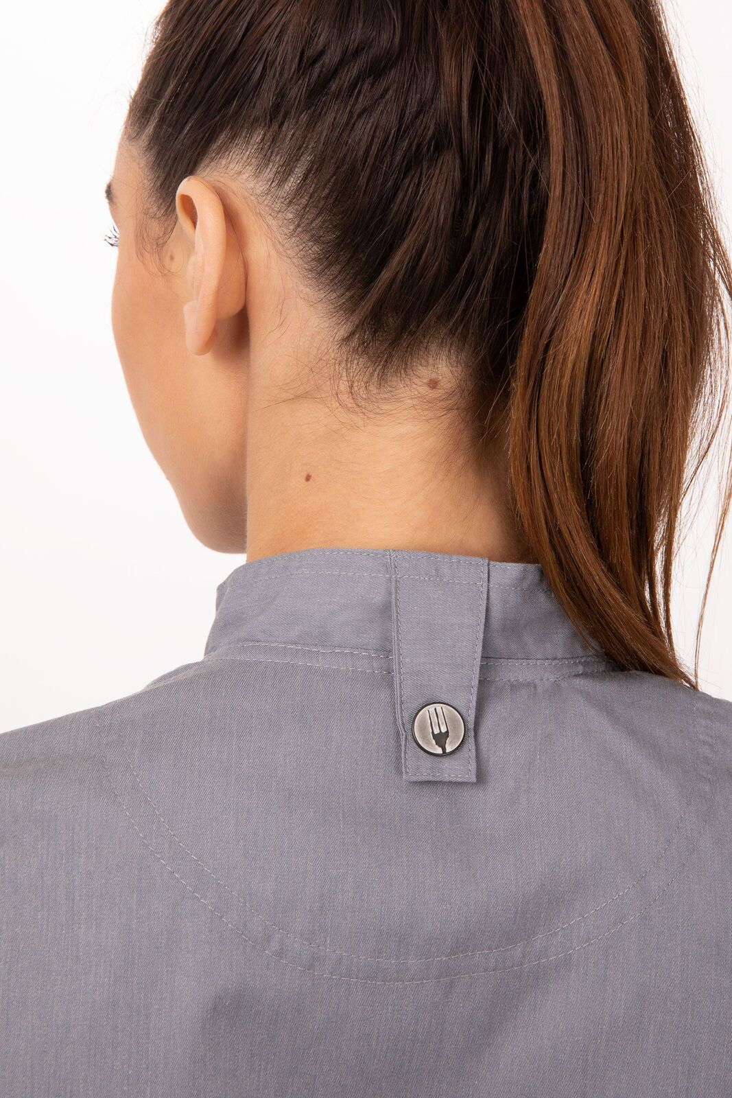 Chef Works Hartford Women's Chef Jacket - Grey