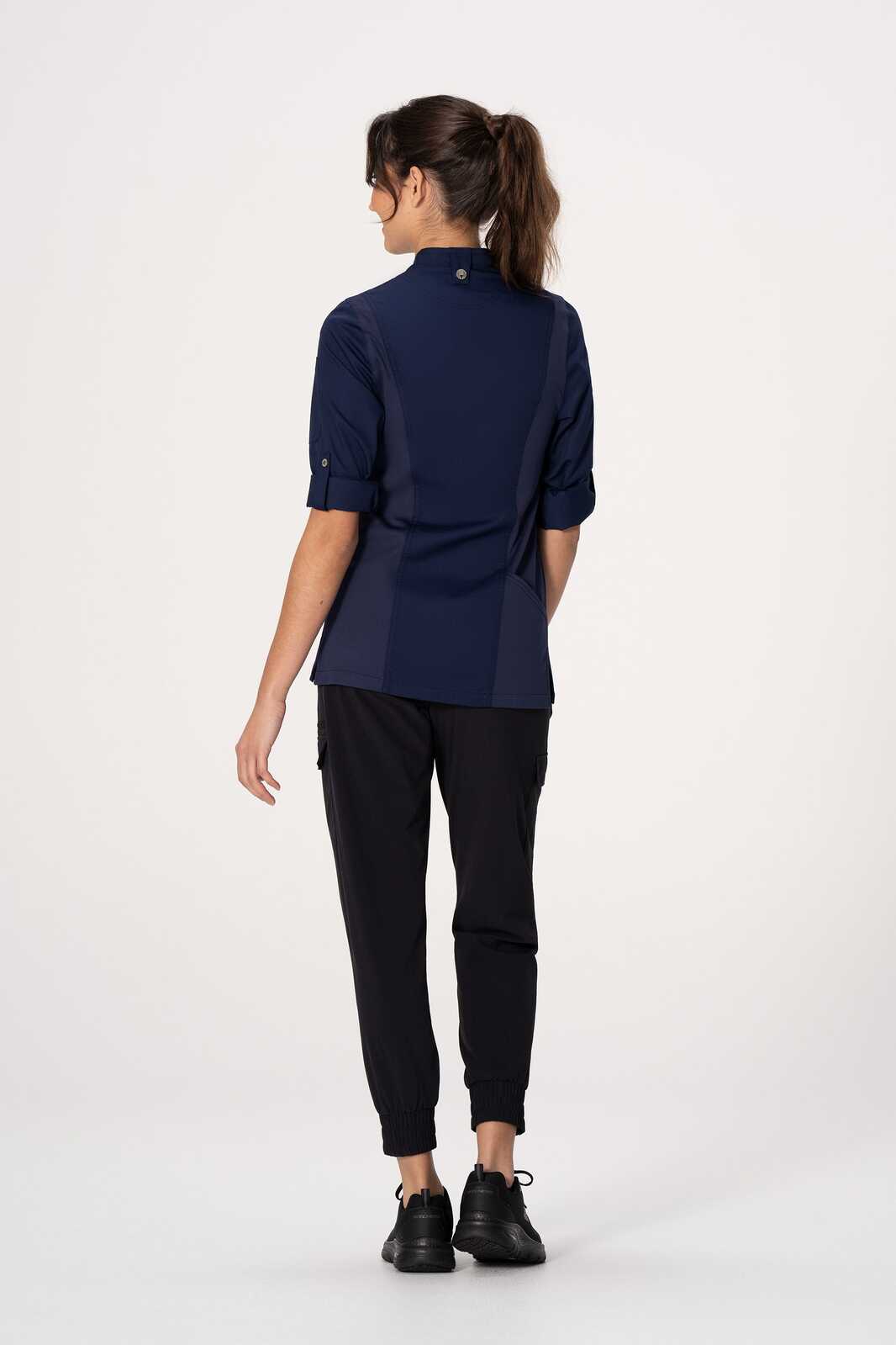 Chef Works Hartford Women's Chef Jacket - Navy