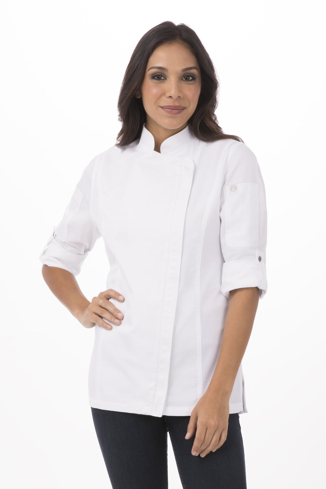 Chef Works Hartford Women's Chef Jacket - White