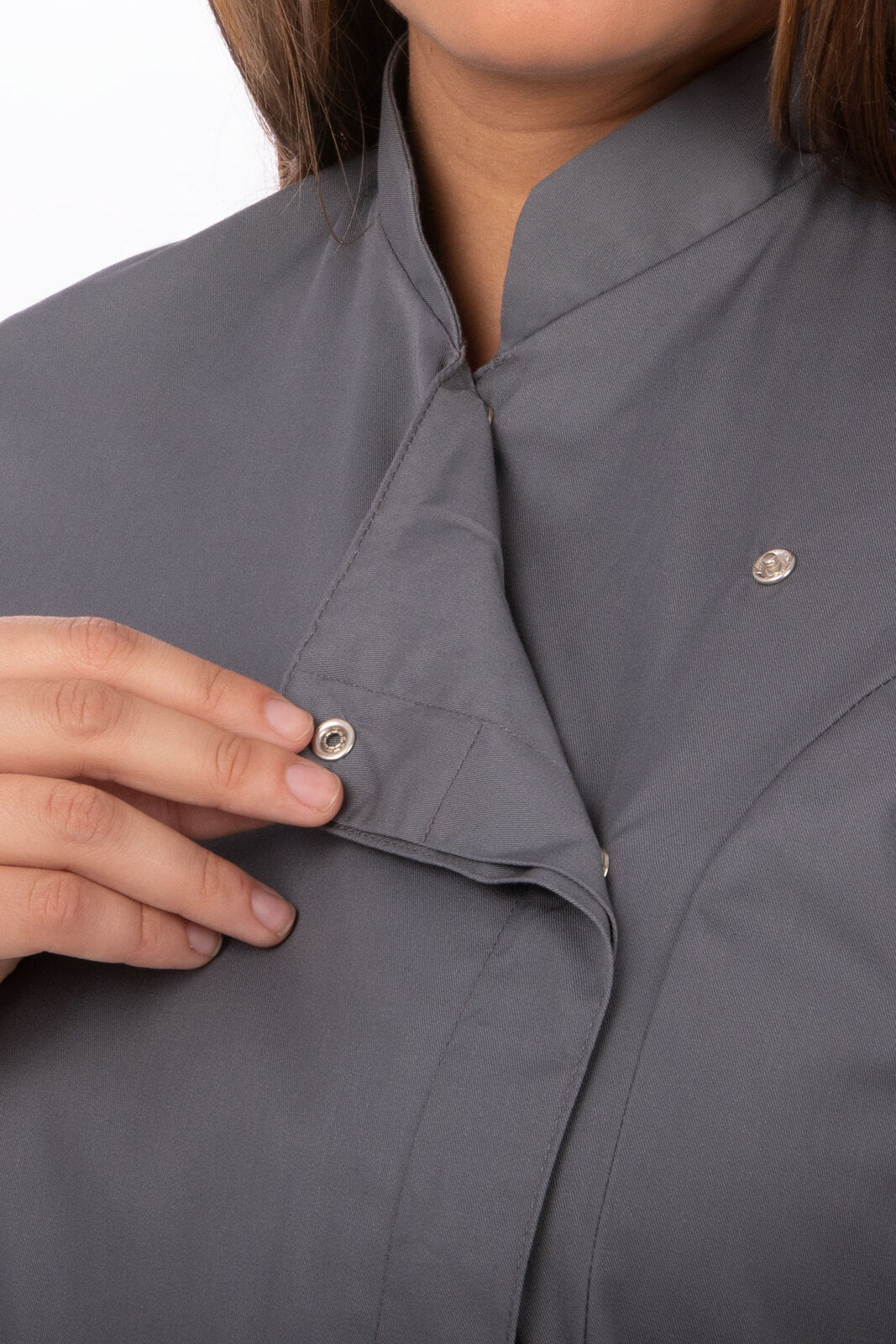 Chef Works Lansing Women's Chef Jacket - Grey