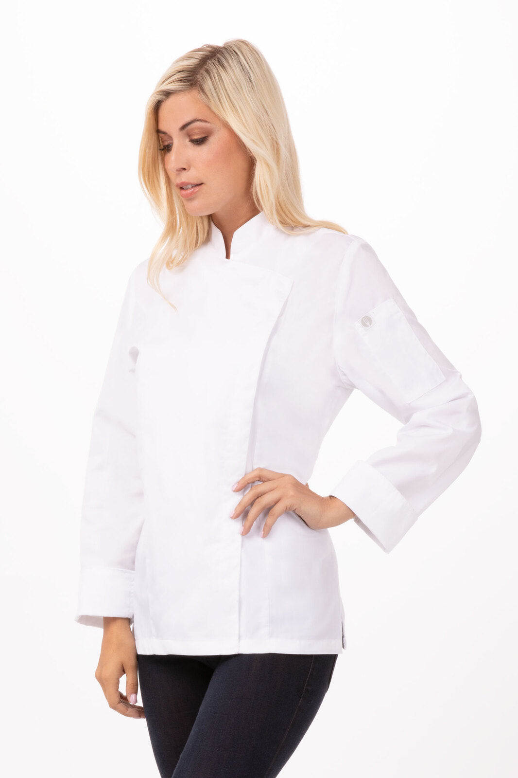 Chef Works Lansing Women's Chef Jacket - White