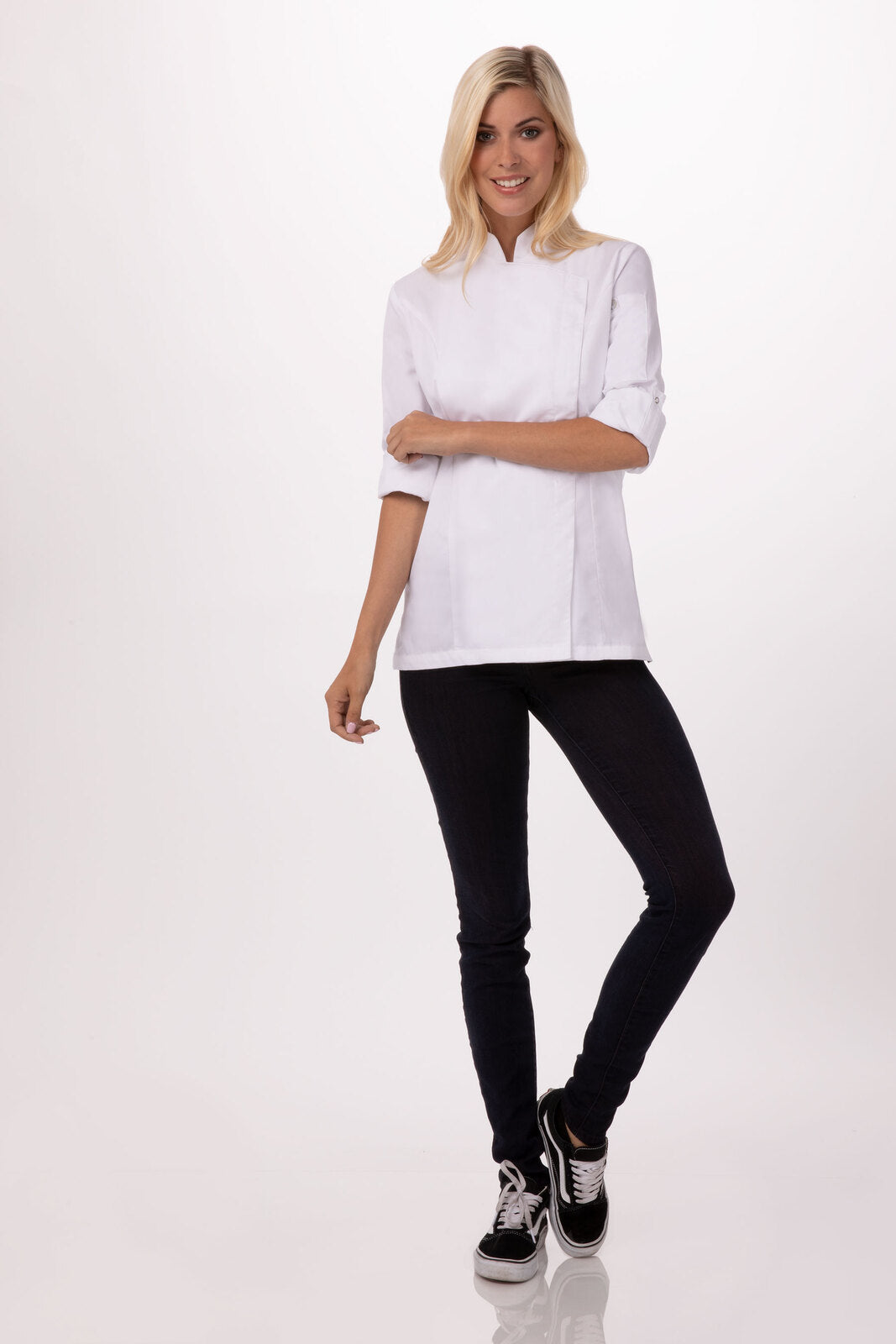 Chef Works Lansing Women's Chef Jacket - White