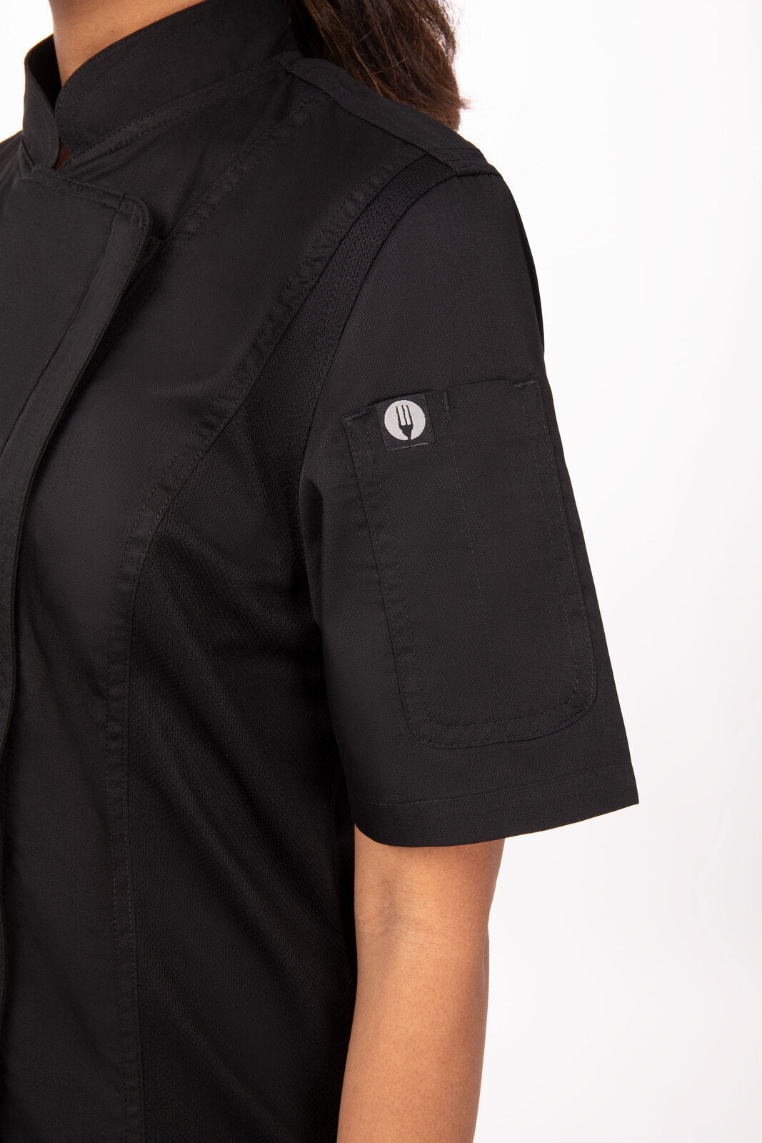 Chef Works Springfield Women's Chef Jacket - Black