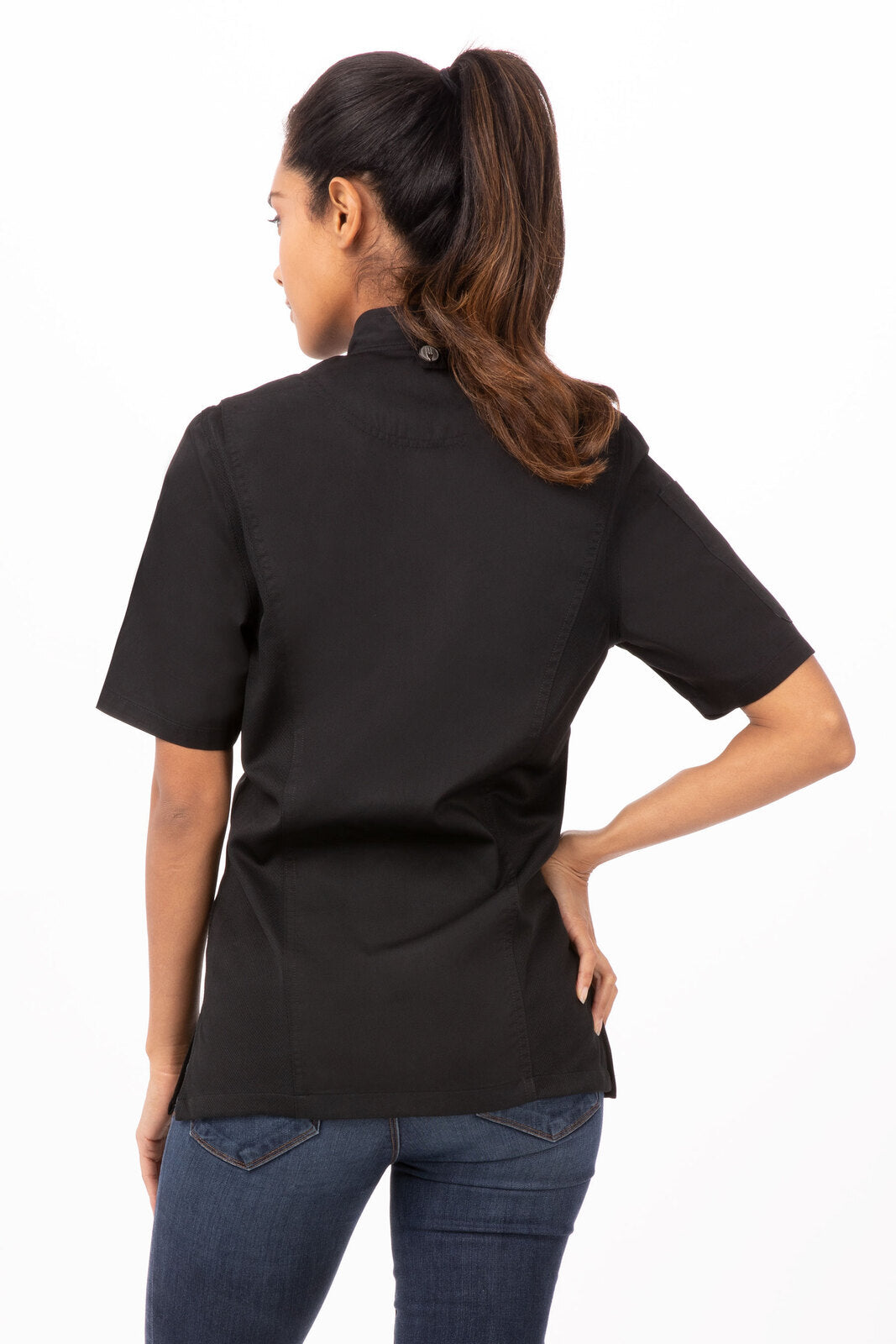 Chef Works Springfield Women's Chef Jacket - Black