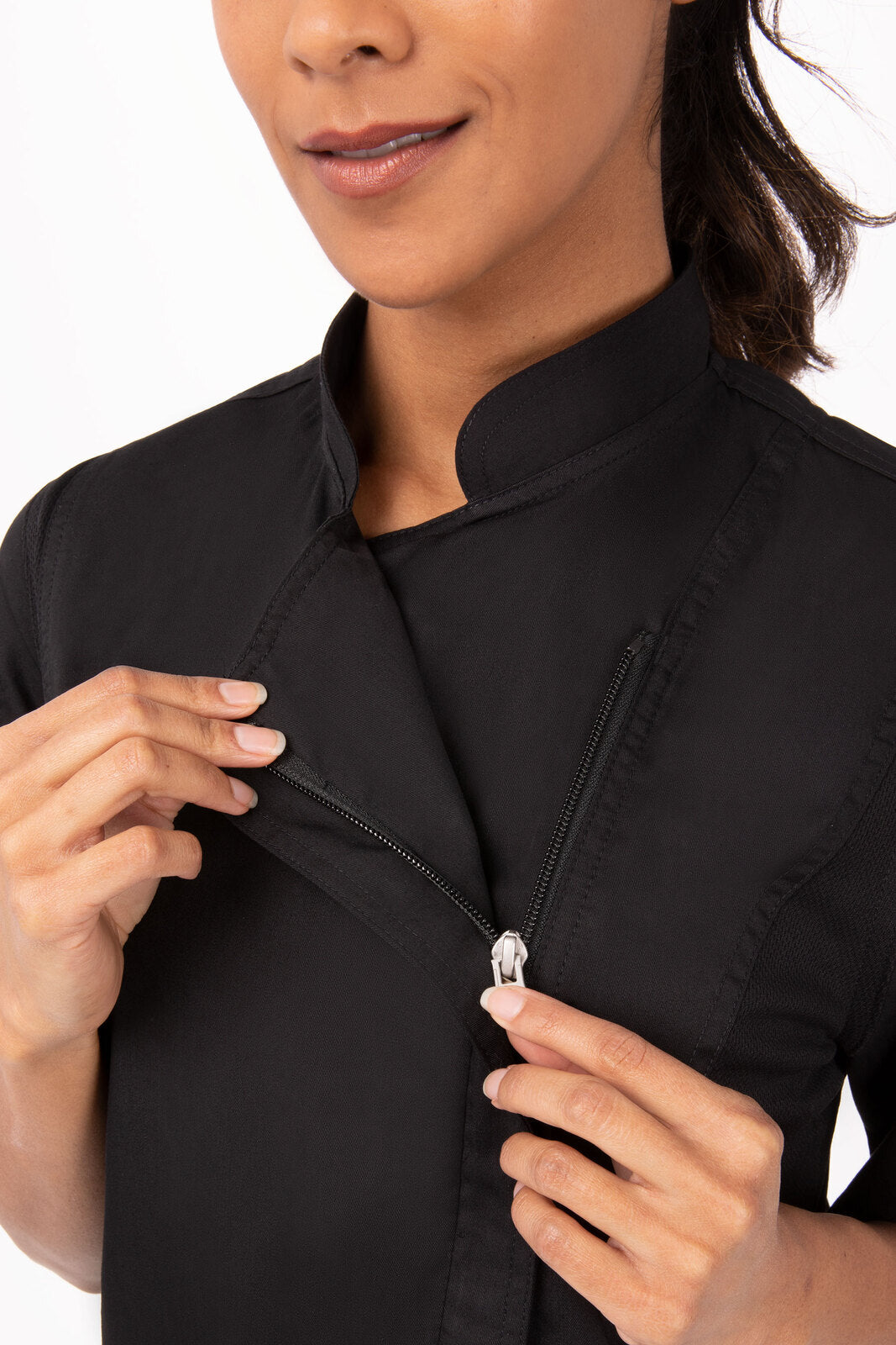 Chef Works Springfield Women's Chef Jacket - Black