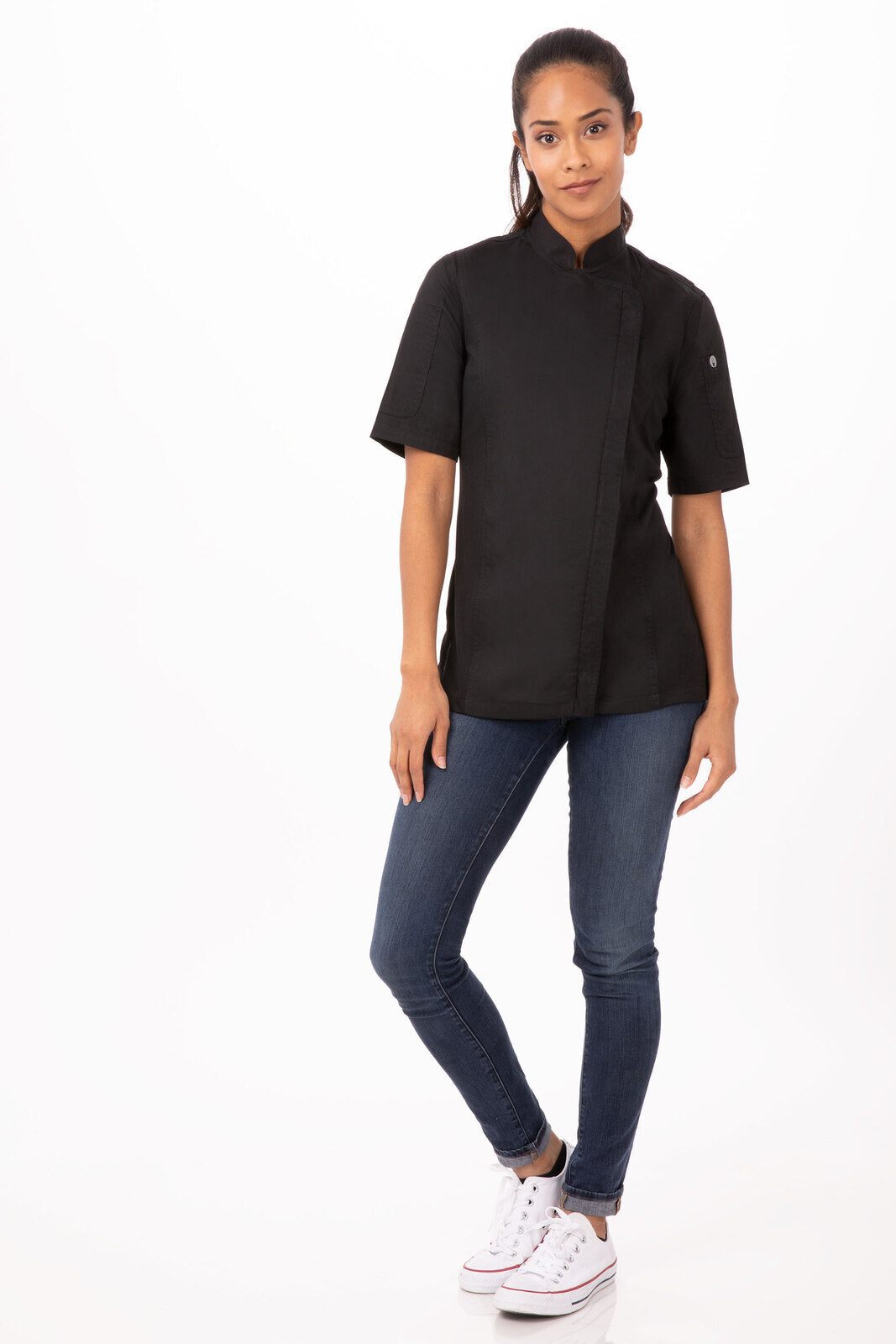 Chef Works Springfield Women's Chef Jacket - Black