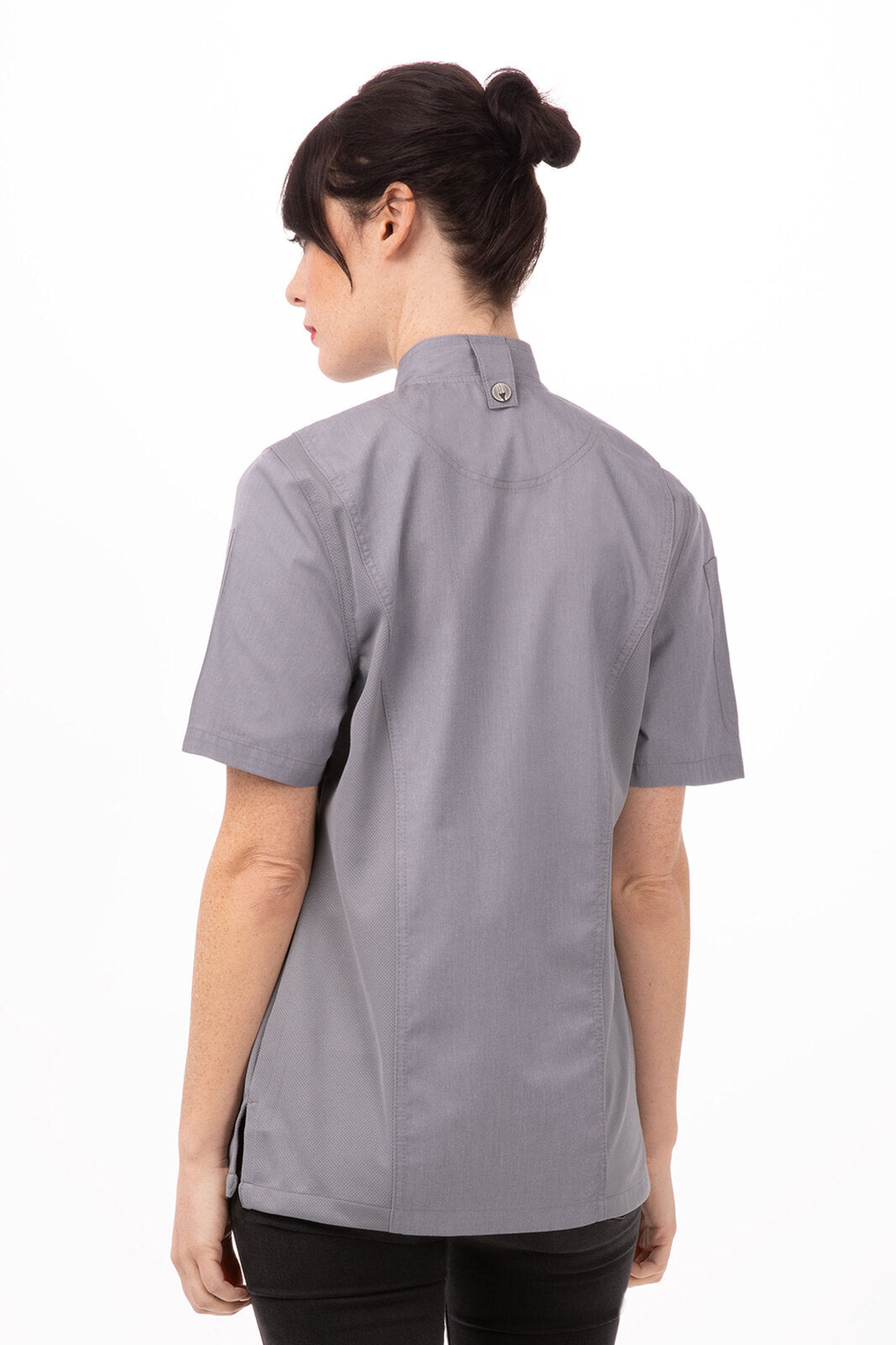 Chef Works Springfield Women's Chef Jacket - Grey