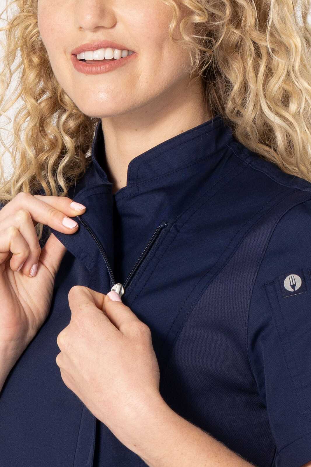 Chef Works Springfield Women's Chef Jacket - Navy