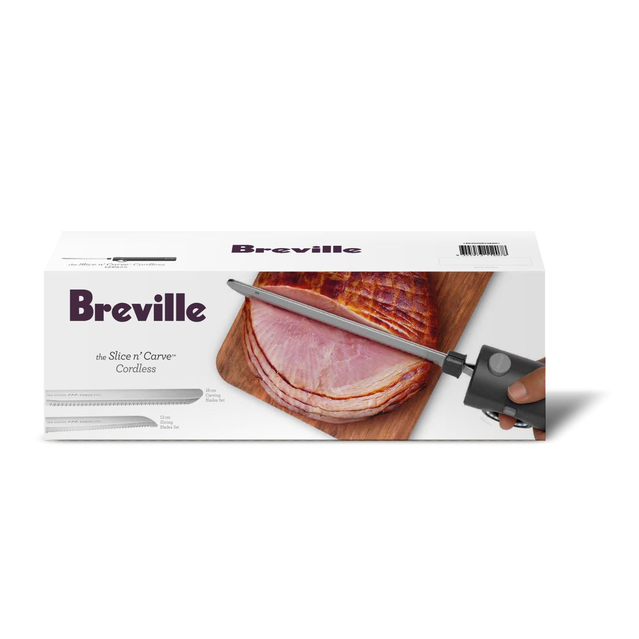 Breville Slice n' Carve Cordless Electric Knife Grey