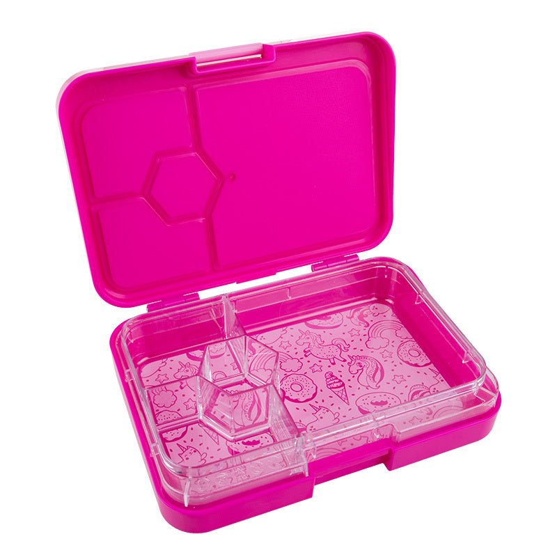 Sachi 4 Compartment Bento Lunch Box - Unicorn