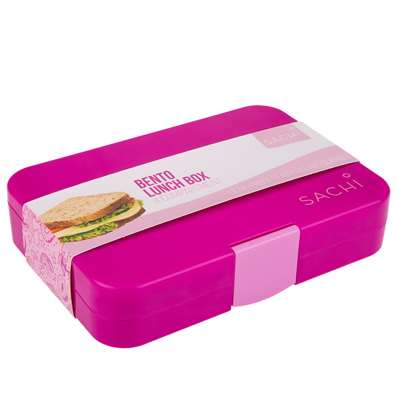 Sachi 4 Compartment Bento Lunch Box - Unicorn