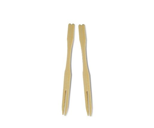 ecoware Bamboo Cocktail Fork 90mm (Carton of 10000)