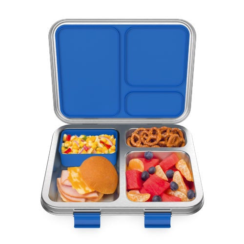 Bentgo Kids Stainless Steel Leak-resistant Bento Lunch Box - Blue