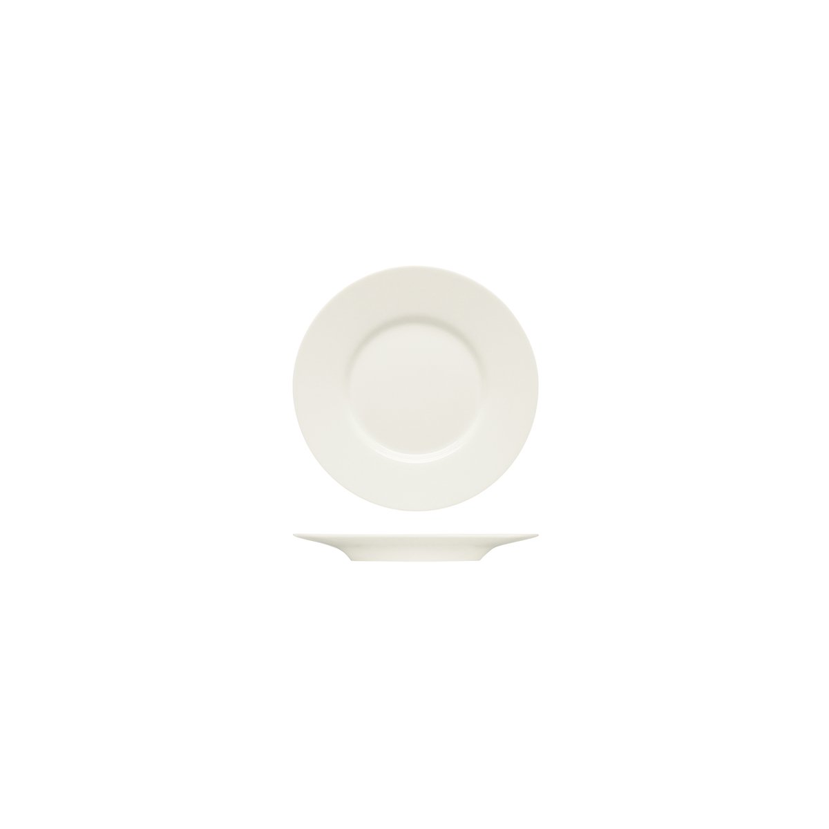 Bauscher Purity Flat Plate with Rim 170mm