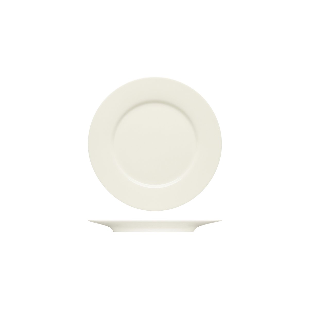 Bauscher Purity Flat Plate with Rim 240mm