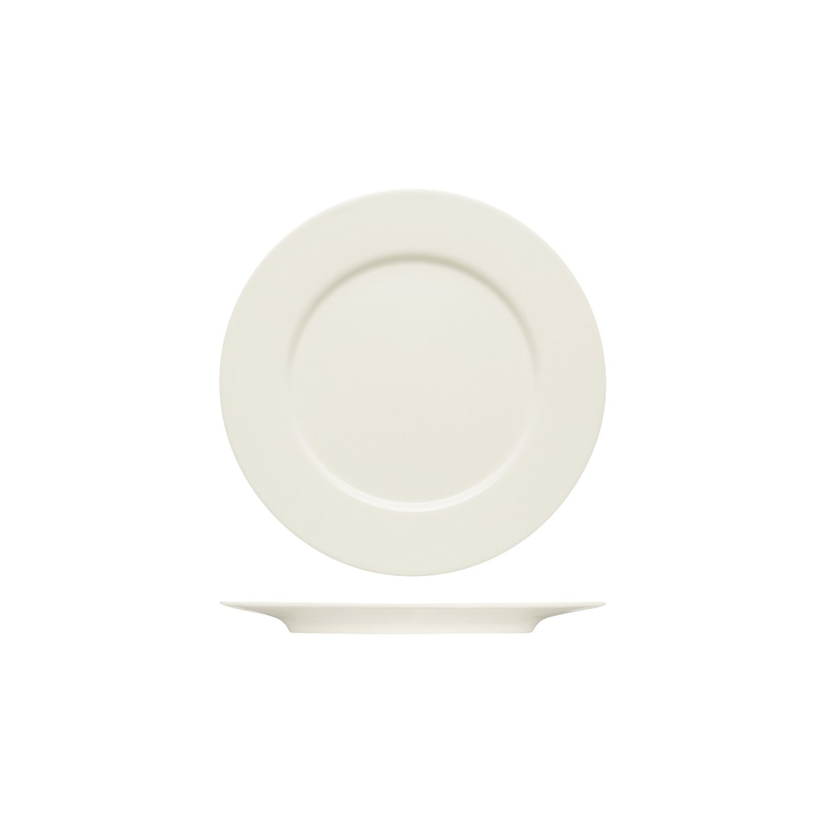 Bauscher Purity Flat Plate with Rim 260mm
